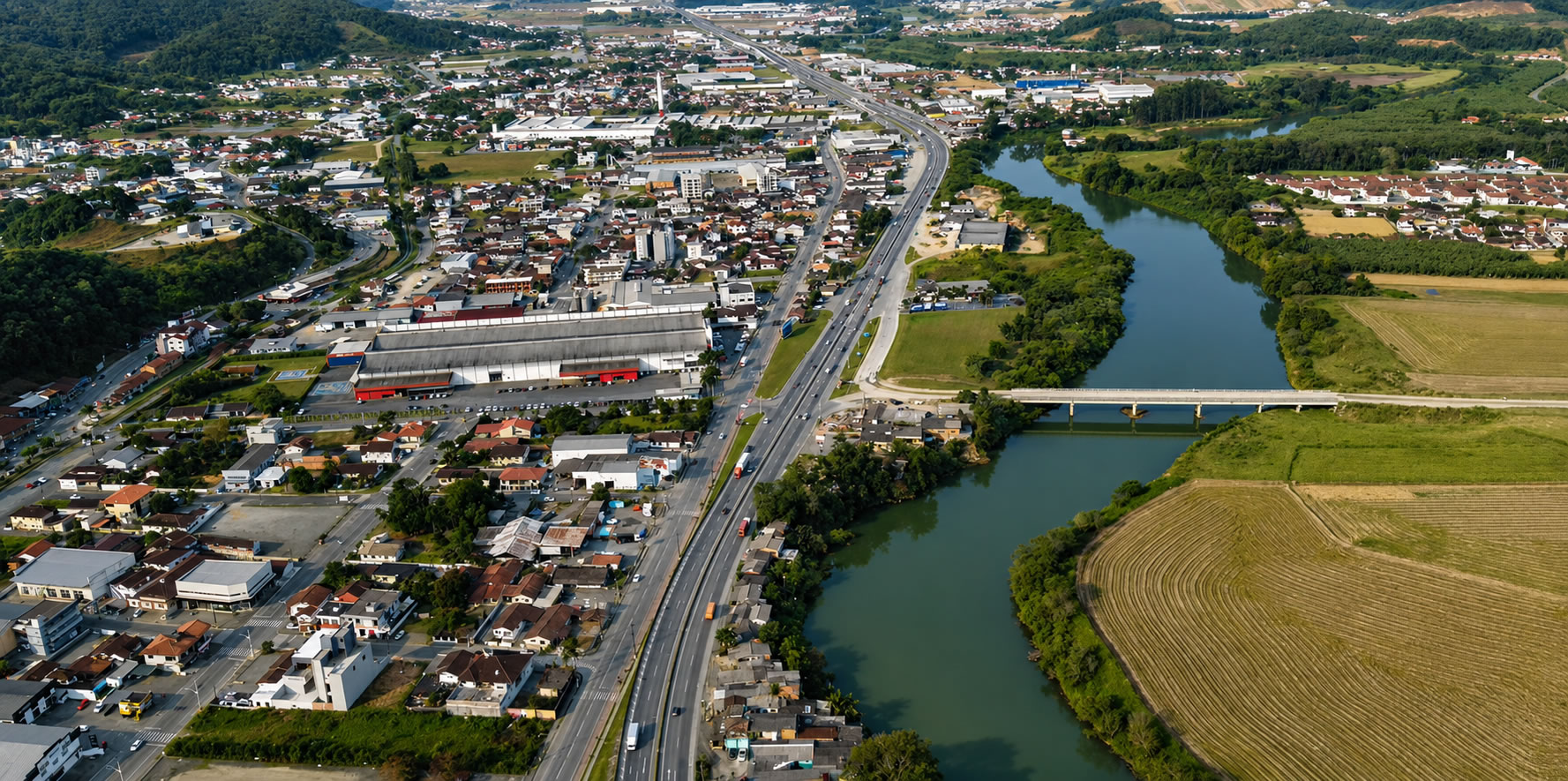 Vista aérea Guaramirim